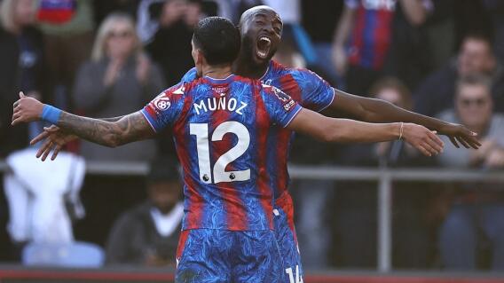 Daniel Muñoz con el Crystal Palace. Daniel Muñoz con el Crystal Palace.
