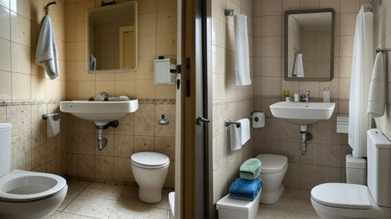 Antes y después de un baño remodelado con bajo presupuesto Antes y después de un baño remodelado con bajo presupuesto