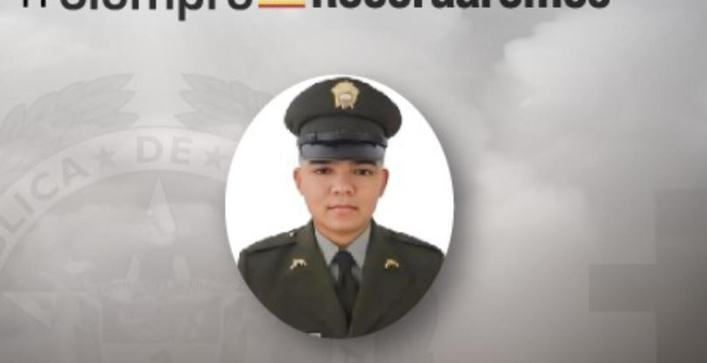 Policía asesinado en Soacha