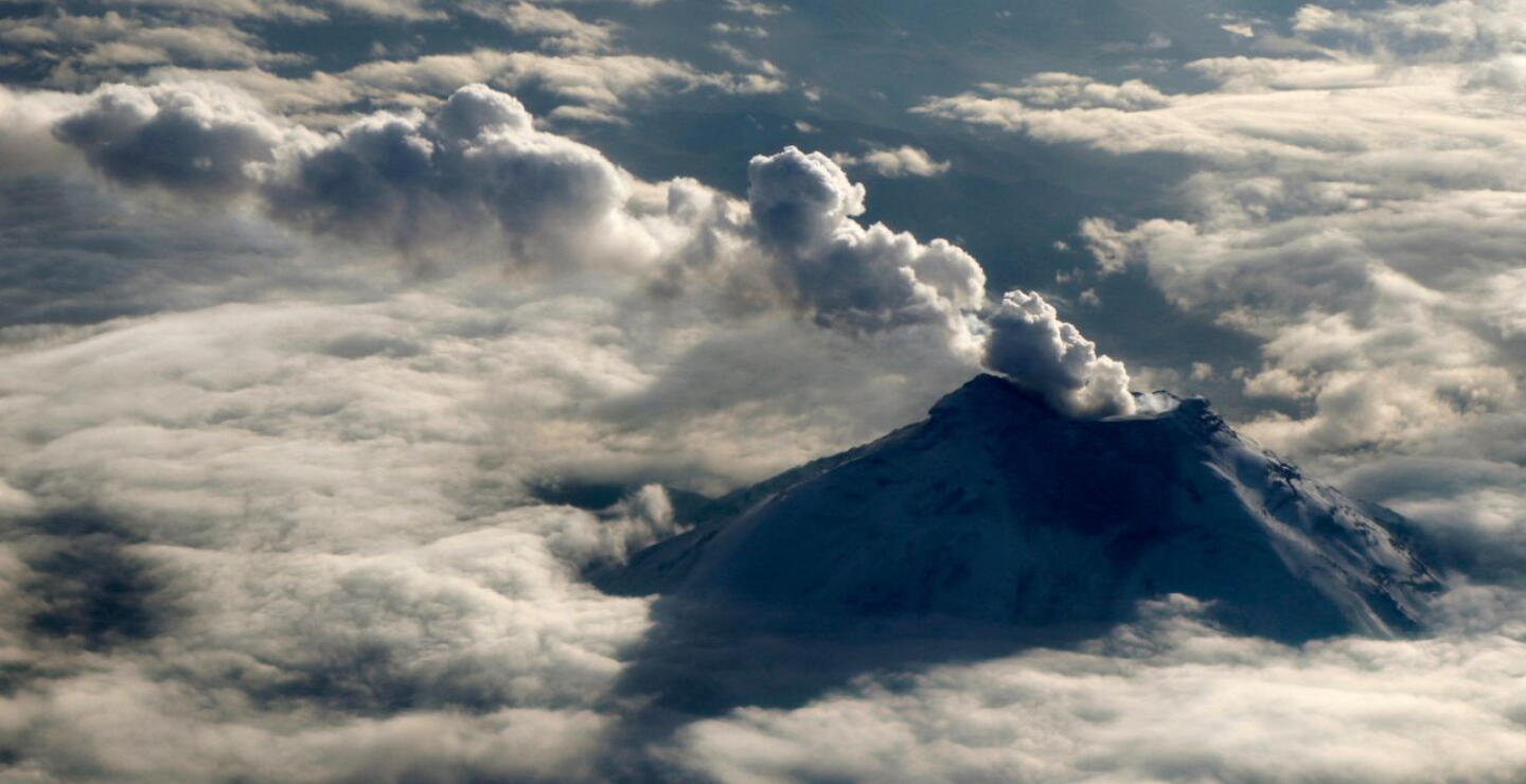 volcán Cotopaxi en Ecuador 