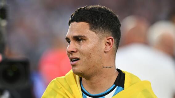 Juan Fernando Quintero se coronó campeón de la Copa Sudamericana 2024 con Racing. Juan Fernando Quintero se coronó campeón de la Copa Sudamericana 2024 con Racing.