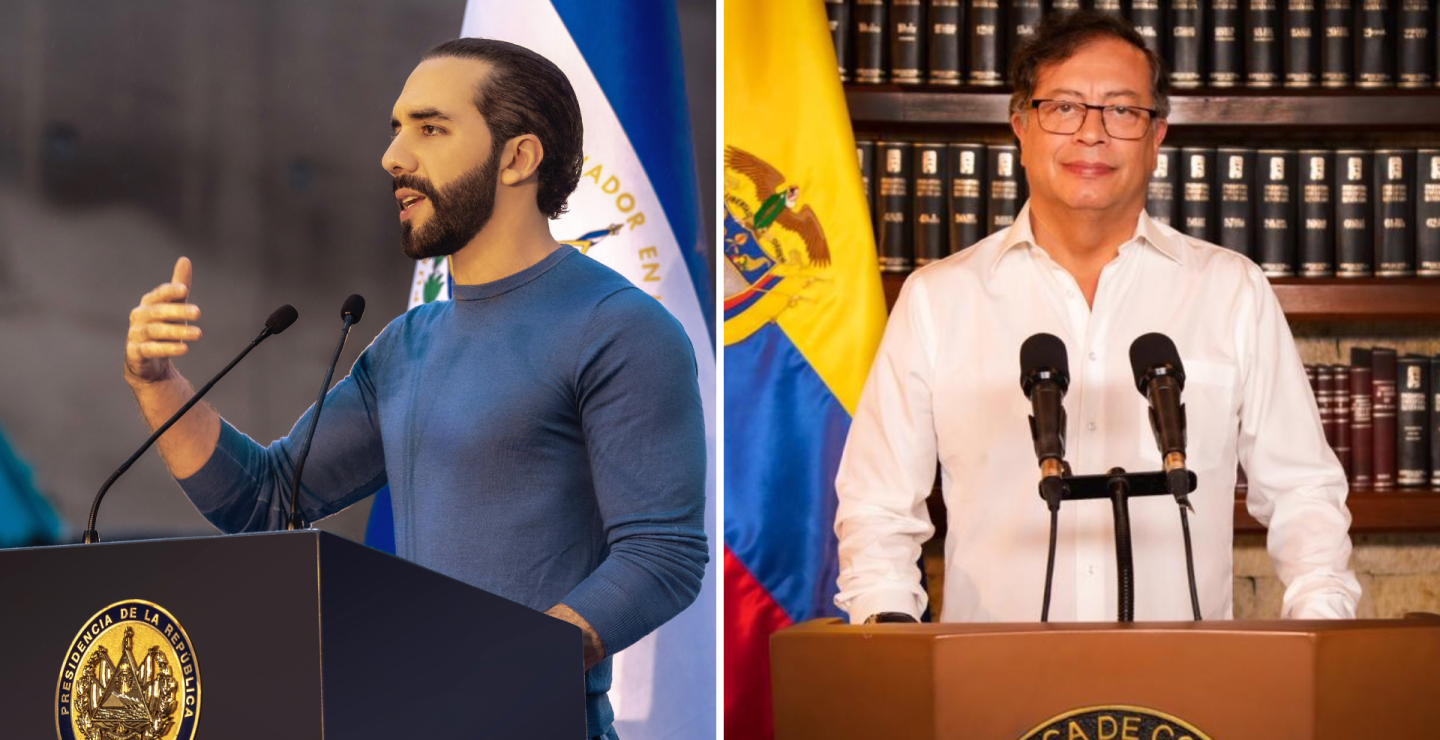 Nayib Bukele vs Gustavo Petro
