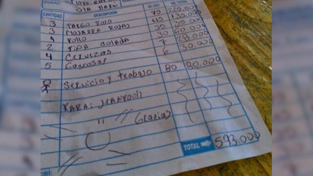 ¡Les cobraron más de medio millón de pesos! Turistas denuncian que restaurante de Barú los 'tumbó'