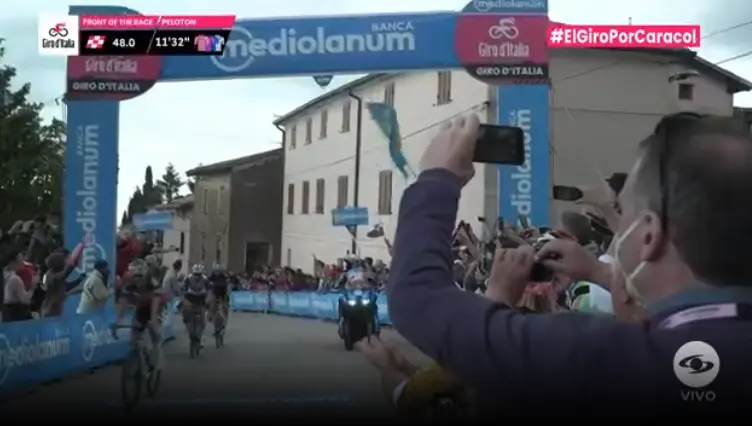Segundo premio de montaña etapa 15 del Giro de Italia 