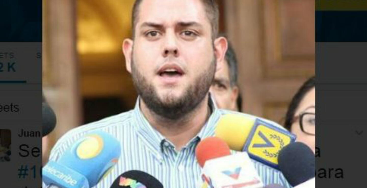 281913_BLU Radio, diputado de venezuela Juan Requesens / foto: twitter @juanrequesens