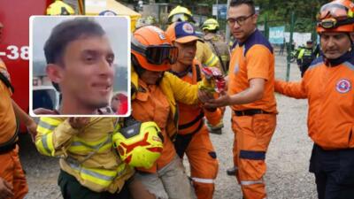 Rescate de los dos menores de edad y cinco adultos