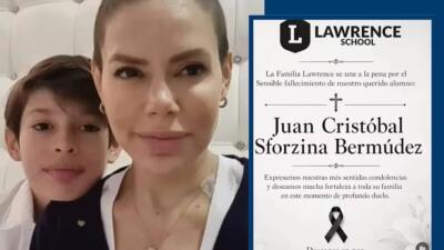  Juan Cristóbal Sforzina Bermúdez y su mamá Josemith Bermúdez