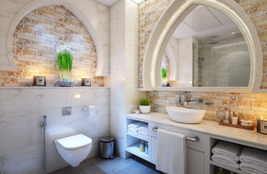 El Feng Shui, recomienda preferible contar con puertas cerradas en el baño. 