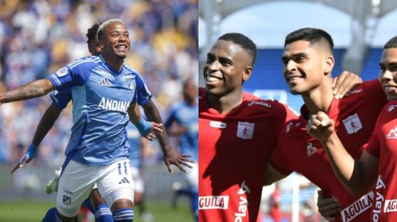 Millonarios y América se enfrentan el martes en El Campín. 