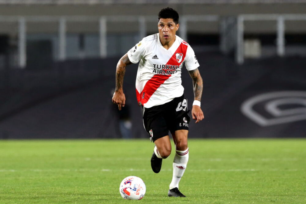 Enzo Pérez sería el "encargado del arco de River Plate" para enfrentar a Santa Fe, en Libertadores - GolCaracol