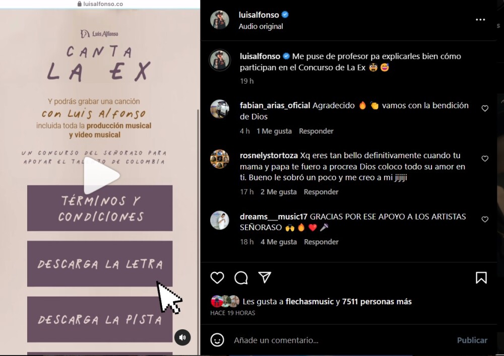 Luis Alfonso busca nuevos talentos