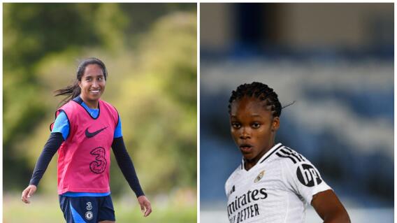 Mayra Ramírez y Linda Caicedo se enfrentan este martes en la Champions League femenina. Mayra Ramírez y Linda Caicedo se enfrentan este martes en la Champions League femenina.