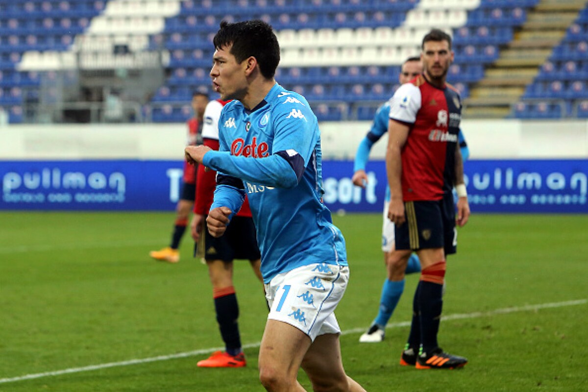 Vea el gol de Hirving Lozano, hoy, Cagliari vs. Nápoles, por la Serie A