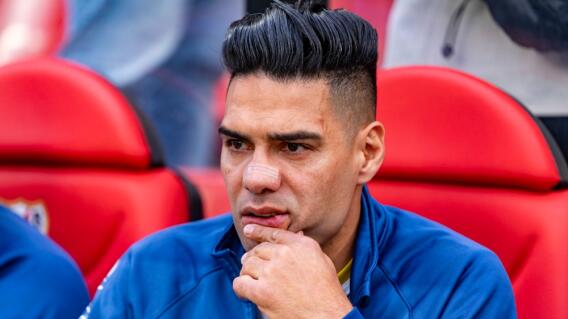 Falcao García, delantero colombiano, en su paso por Rayo Vallecano, en la Liga de España Falcao García, delantero colombiano, en su paso por Rayo Vallecano, en la Liga de España