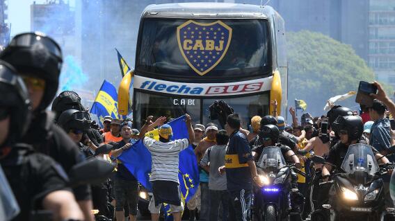 320810_Bus Boca Juniors - AFP