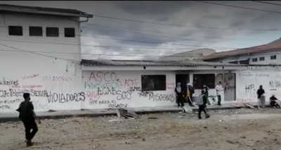 Vandalismo en Popayán 