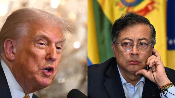 Donald Trump y Gustavo Petro. Donald Trump y Gustavo Petro.