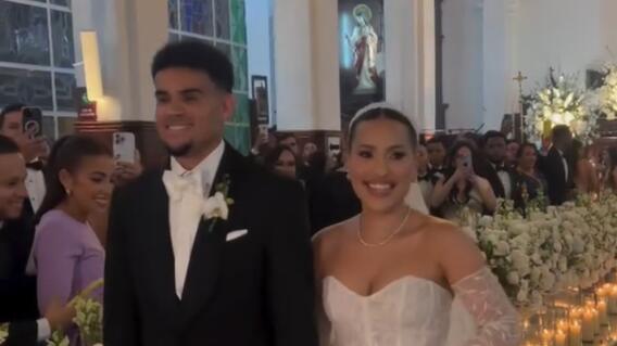 Primeras imágenes de la boda de Luis Díaz en Barranquilla Primeras imágenes de la boda de Luis Díaz en Barranquilla
