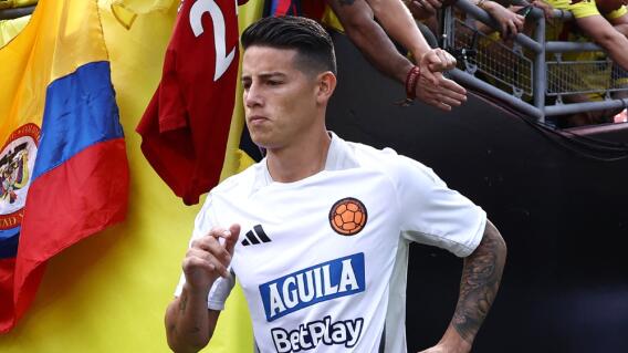 James Rodríguez, mediocampista de la Selección Colombia, en el partido preparatorio frente a Estados Unidos James Rodríguez, mediocampista de la Selección Colombia, en el partido preparatorio frente a Estados Unidos