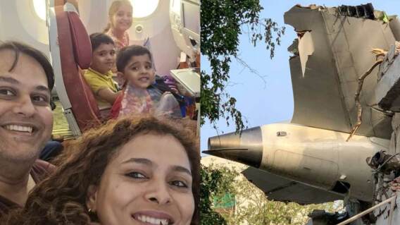El doctor Prateek Joshi, su esposa y sus hijos, quienes murieron en el accidente en India. El doctor Prateek Joshi, su esposa y sus hijos, quienes murieron en el accidente en India.