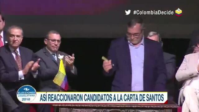 “No tengo influencia en esta campaña, ni voy a influir”: Santos le escribe carta a su sucesor “No tengo influencia en esta campaña, ni voy a influir”: Santos le escribe carta a su sucesor