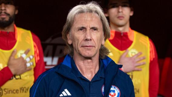 Ricardo Gareca, director técnico de Chile. 