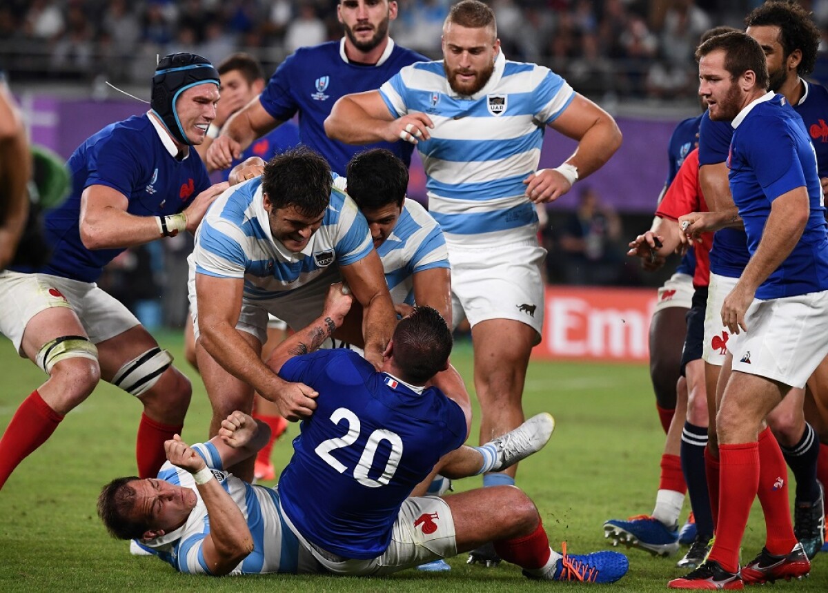 Argentina perdió ante Francia su primer partido en el Mundial de Rugby