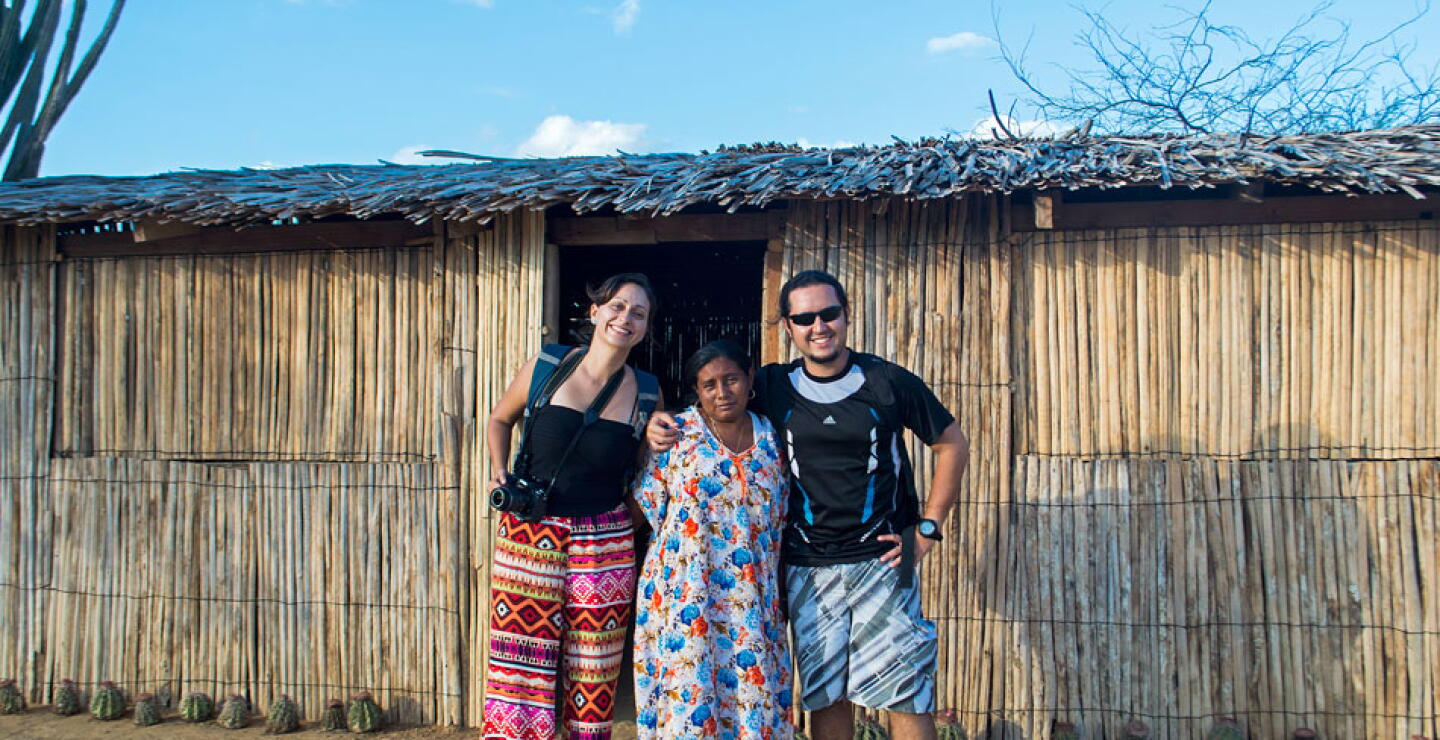 Ranchería en Manaure, Colombia.