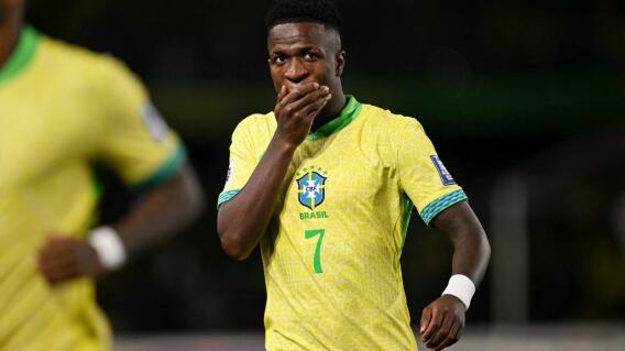 Vinícius Júnior, jugador de la Selección de Brasil. Vinícius Júnior, jugador de la Selección de Brasil.