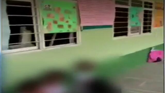 Niños de una escuela quedaron en medio de fuego cruzado entre grupos armados