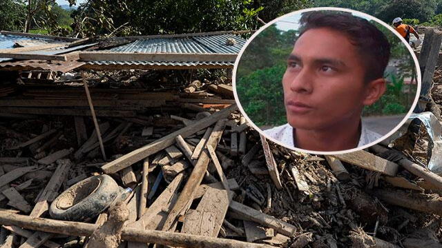 Este hombre perdió a 15 familiares en Mocoa, entre ellos su hijo de 16 meses