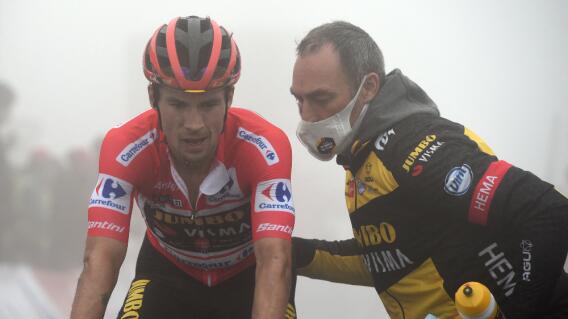 Primoz Roglic, ciclista del Jumbo Visma, en la Vuelta a España Primoz Roglic, ciclista del Jumbo Visma, en la Vuelta a España