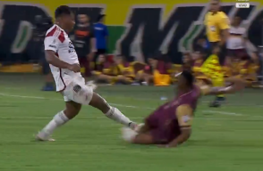 Acción polémica en el duelo entre Tolima vs. Medellín, por Liga.