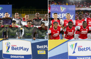 Fortaleza vs. Independiente Santa Fe.