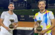 Guido Andreozzi (izquiera) y Cristian Rodríguez (derecha) campeones del Challenger de Cali