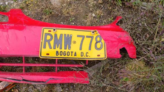 Placa carro Tequendama.jpeg Placa carro Tequendama.jpeg