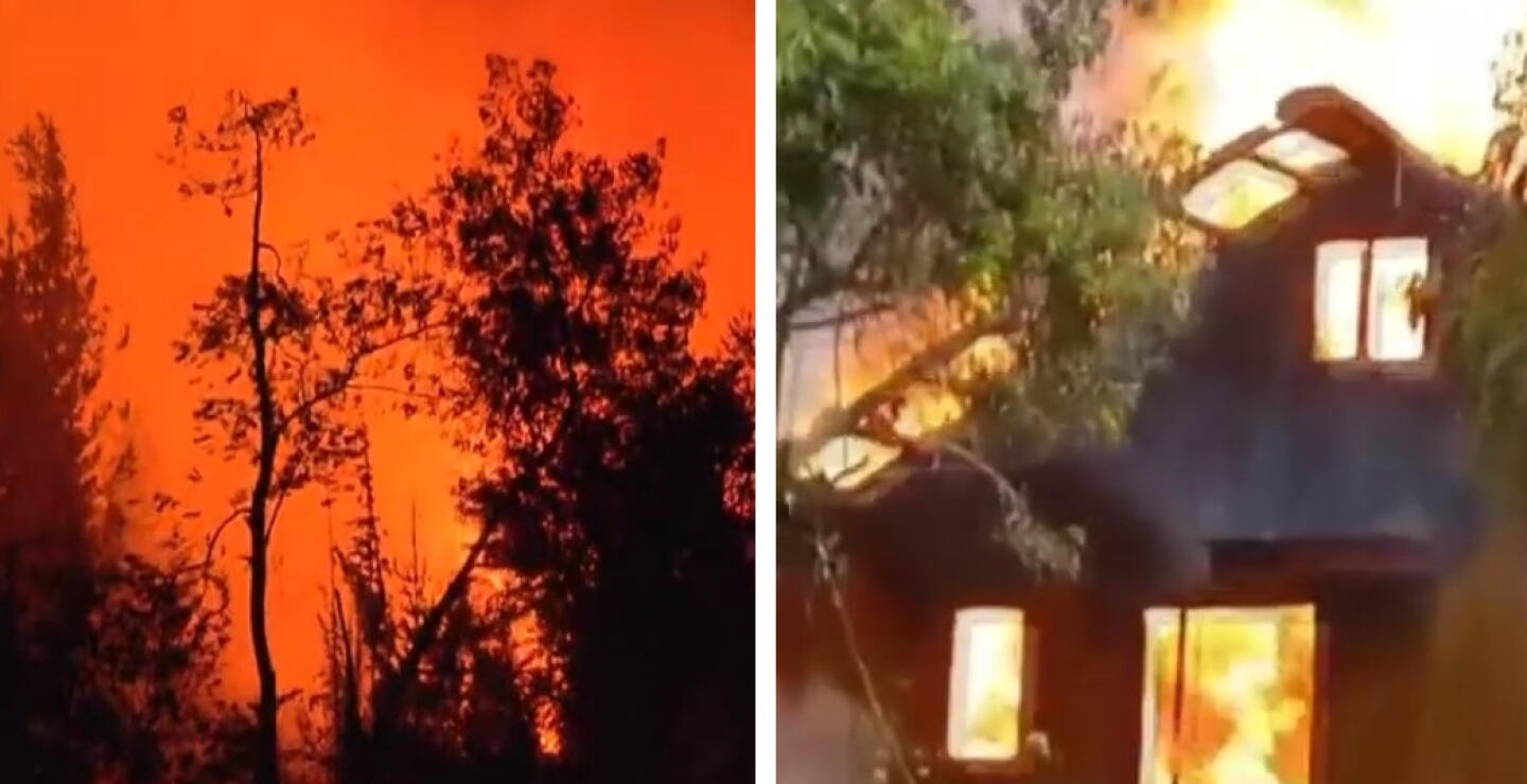 Llamas consumieron una vivienda en Sopó: todo quedó en video