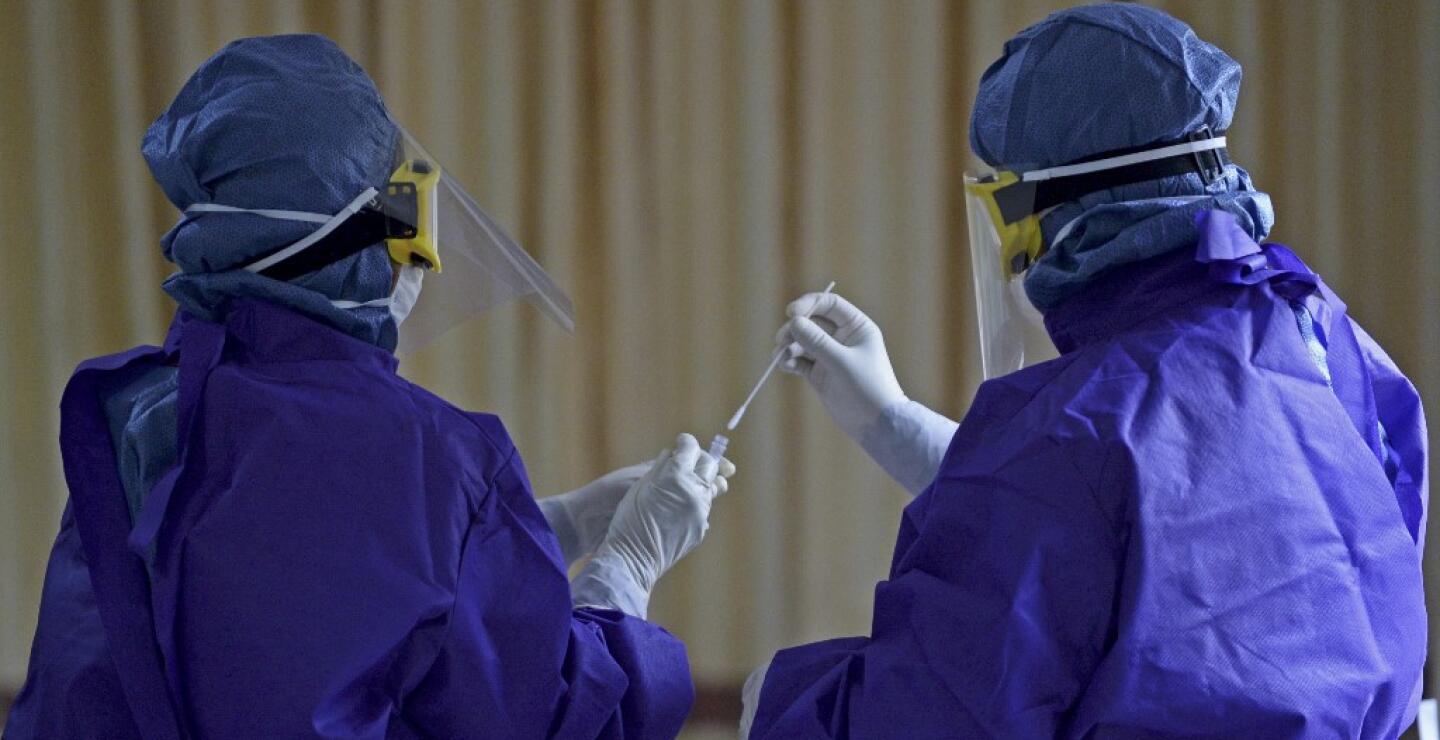 371644_Test coronavirus. Foto: AFP