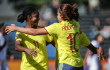 Celebración de Linda Caicedo, tras su gol con la Selección Colombia
