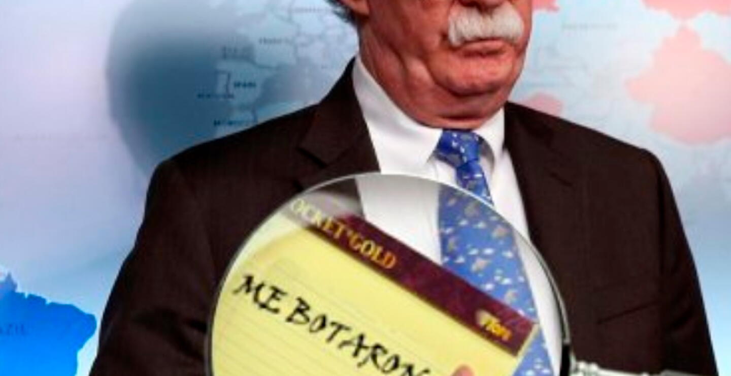 343296_BLU Radio. John Bolton- memes / Foto: Twiiter