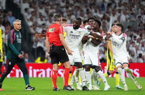 Vinícius salió expulsado en Real Madrid vs. Villarreal por la Liga de España.