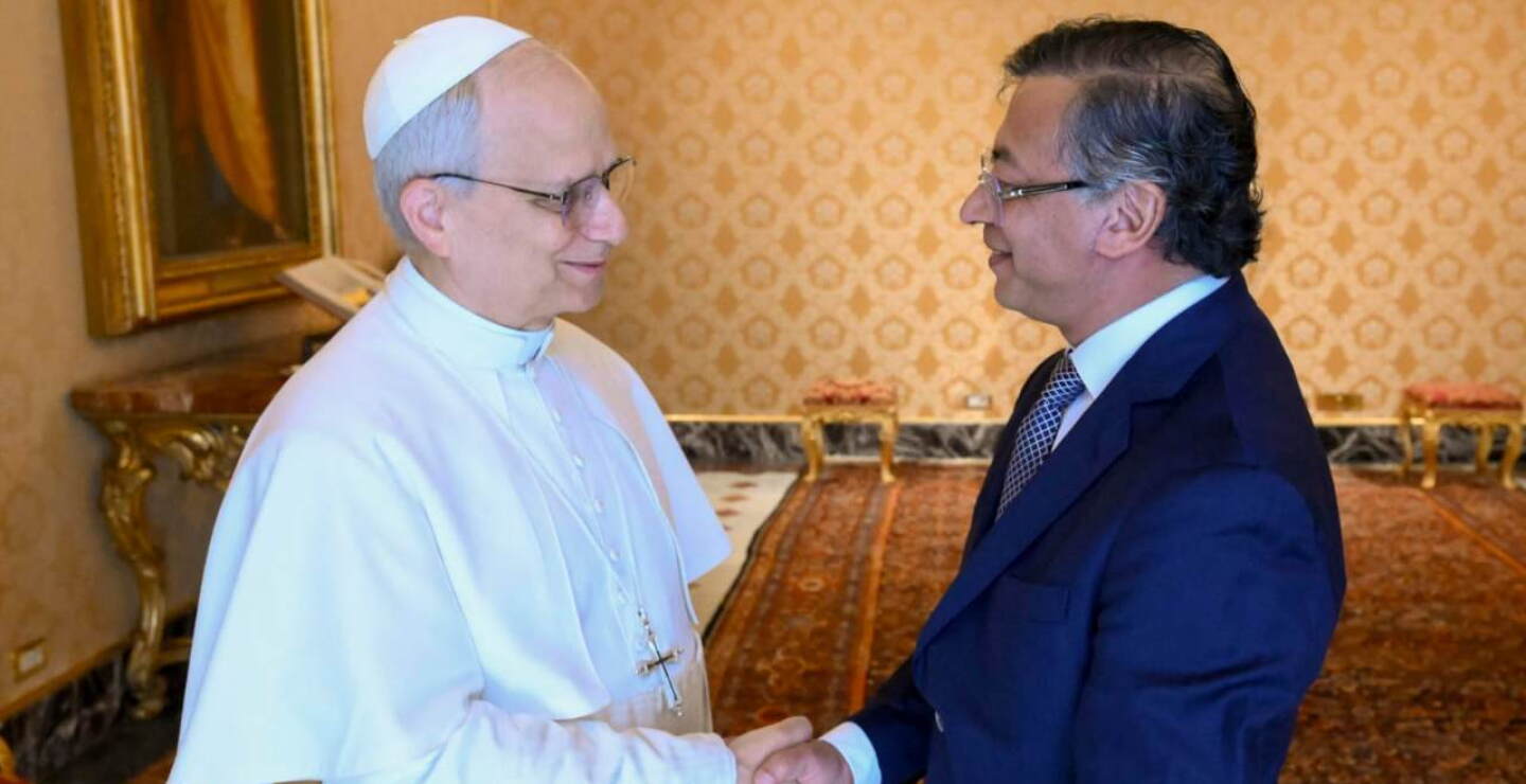 Papa León XIV y presidente Petro