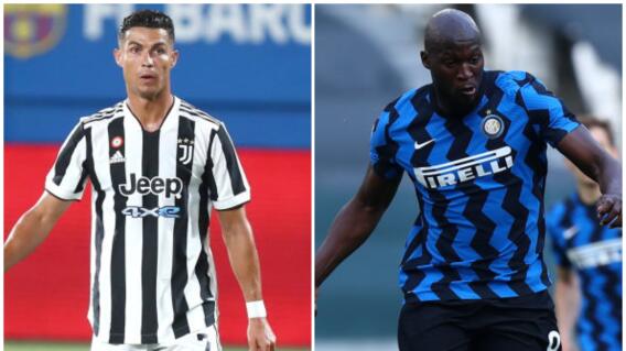 Cristiano Ronaldo y Romelu Lukaku, exjugadores de Juventus e Inter de Milán..jpg Cristiano Ronaldo y Romelu Lukaku, exjugadores de Juventus e Inter de Milán..jpg