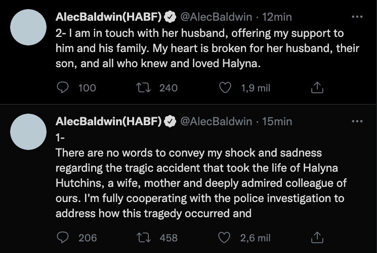 Tweet de Alec Baldwin