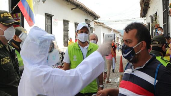 366035_BLU Radio. Búsqueda Covid-19 - Girón / Foto:Suministrada