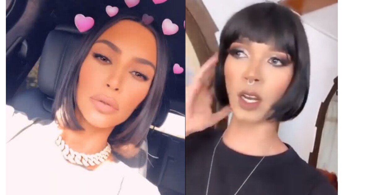 Kim Kardashian Se Corta El Pelo Y La Comparan Con Su Doble Colombiana