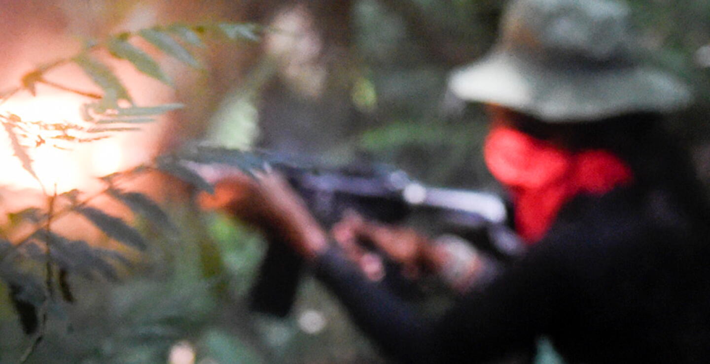 356236_Combate con el ELN / Foto: AFP