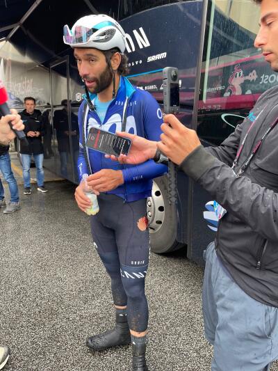 Fernando Gaviria (Movistar Team), ciclista colombiano del Movistar Team, en el Giro de Italia 2023 Fernando Gaviria (Movistar Team), ciclista colombiano del Movistar Team, en el Giro de Italia 2023