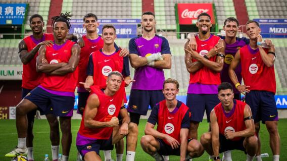 Barcelona se alista para una nueva temporada en la Liga de España. 