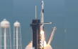 22855_La nave de la compañía aeronáutica Spacex con dos Astronautas de la nasa // FOTO: AFP